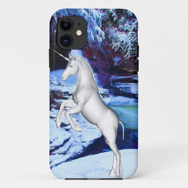 Unicorn in the Snow Case-Mate iPhone Case (Back)
