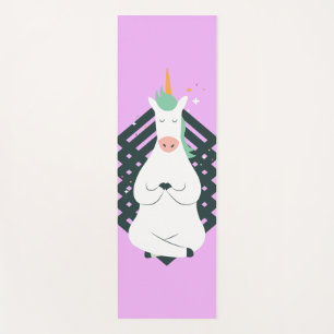 Unicorn in Yoga Pose Mat