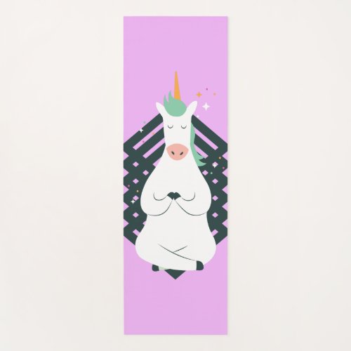 Unicorn in Yoga Pose Yoga Mat