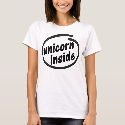 Unicorn Inside T_Shirt