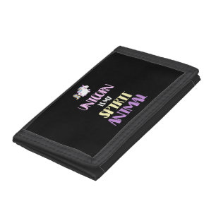 Unicorn is My Spirit Animal Tri-fold Wallet