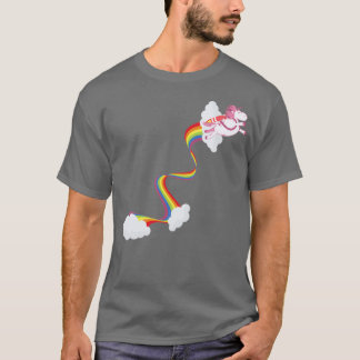 Unicorn Jet Pack Rainbow Magical Horse Fart T-Shirt