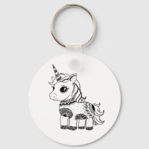 Unicorn keychain