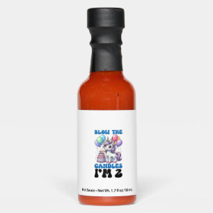 Unicorn Kids 2nd Birthday Party Boy 2 Year Old Bda Hot Sauces