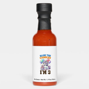 Unicorn Kids 3rd Birthday Party Boy 3 Year Old Bda Hot Sauces