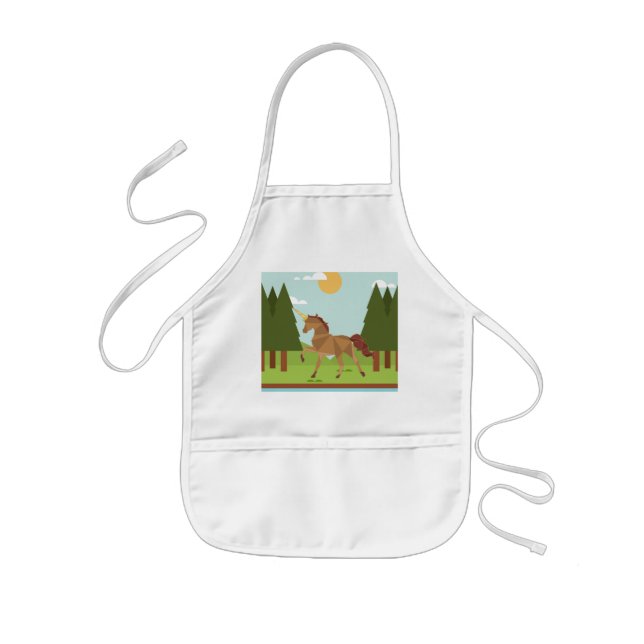 Unicorn Kids' Apron (Front)