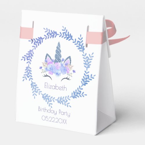 Unicorn Kids Birthday Favor Box