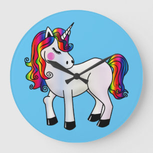 UNICORN KIDS ROOM WALL CLOCKS