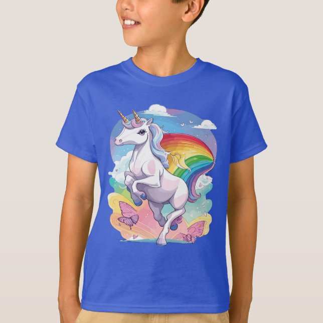 Unicorn Kid's T-shirt. T-Shirt (Front)