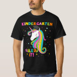 Unicorn Kindergarten Nailed Graduation Cap Girls E T-Shirt