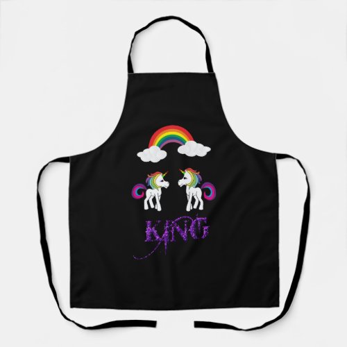 Unicorn King Apron