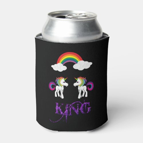 Unicorn King Can Cooler