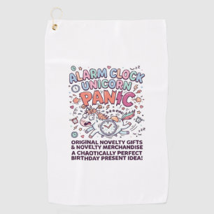 Unicorn Kingdom Guard Adorable Vector Design_1 Golf Towel