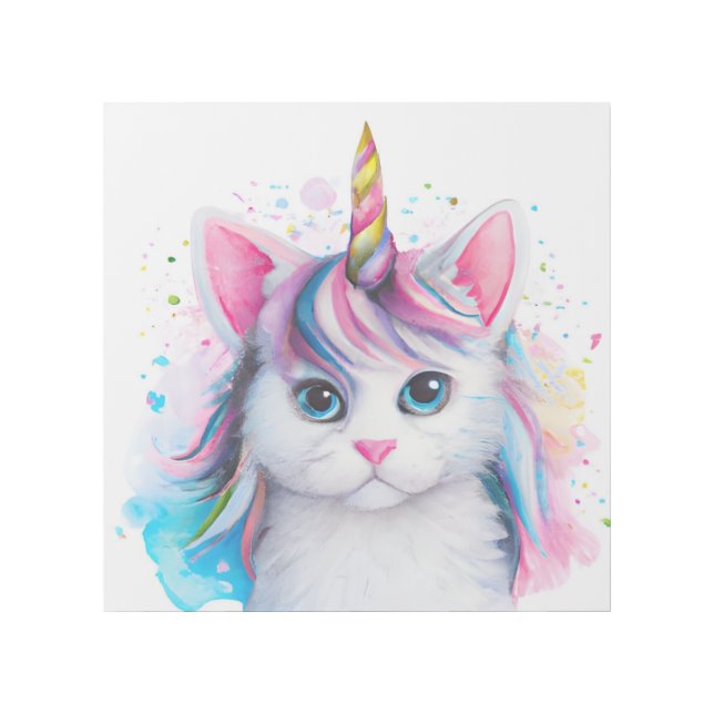 Unicorn Kitten Gallery Wrap (Front)