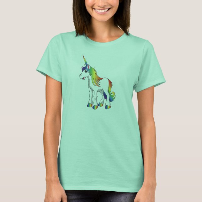 Unicorn Ladies T Shirt (Front)