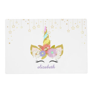 Unicorn Laminated Placemats