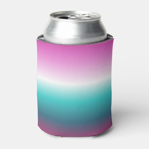 unicorn lavender teal ombre turquoise mermaid can cooler
