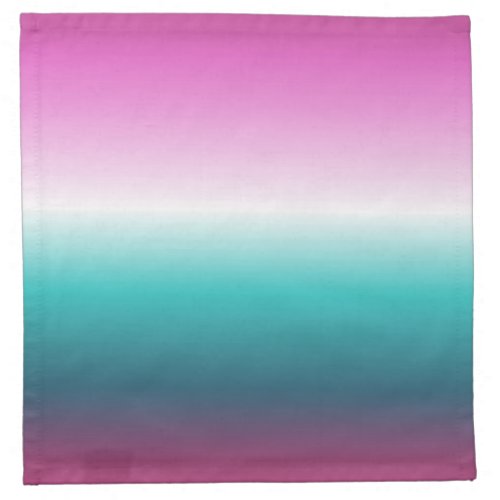 unicorn lavender teal ombre turquoise mermaid cloth napkin