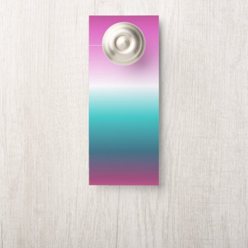 unicorn lavender teal ombre turquoise mermaid door hanger