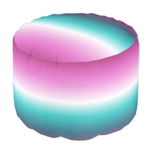 unicorn lavender teal ombre turquoise mermaid pouf