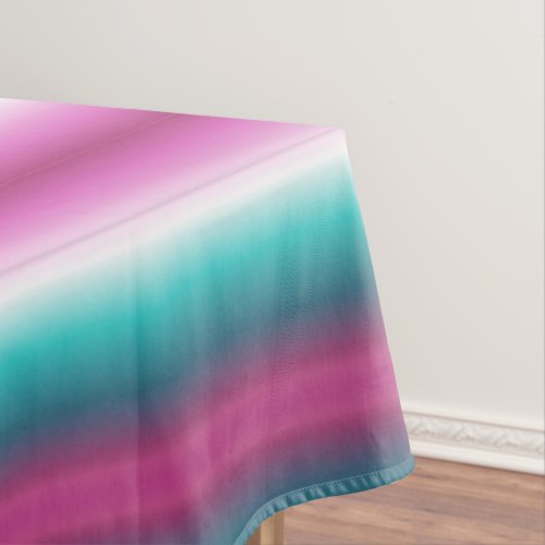 unicorn lavender teal ombre turquoise mermaid tablecloth