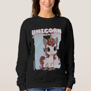 Unicorn Leave Sparkle In Your Wake Unicorn Sweatshirt