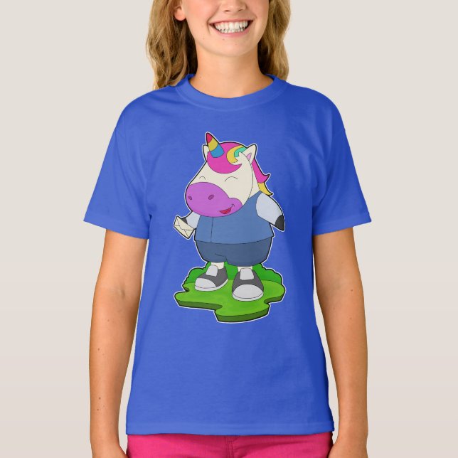 Unicorn Letter T-Shirt (Front)