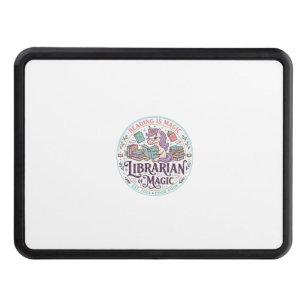 Unicorn Librarian of Magic Original Product Graphi Hitch Cover