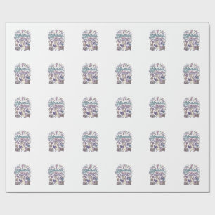 Unicorn Librarian of Magic Print Ready Apparel Gra Wrapping Paper