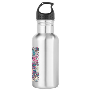 Unicorn Library Unicorn Colorful POD Artwork_1 Stainless Steel Water Bottle
