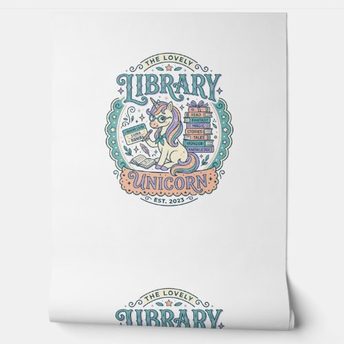 Unicorn Library Unicorn Whimsical Graphic Tee Desi Wallpaper