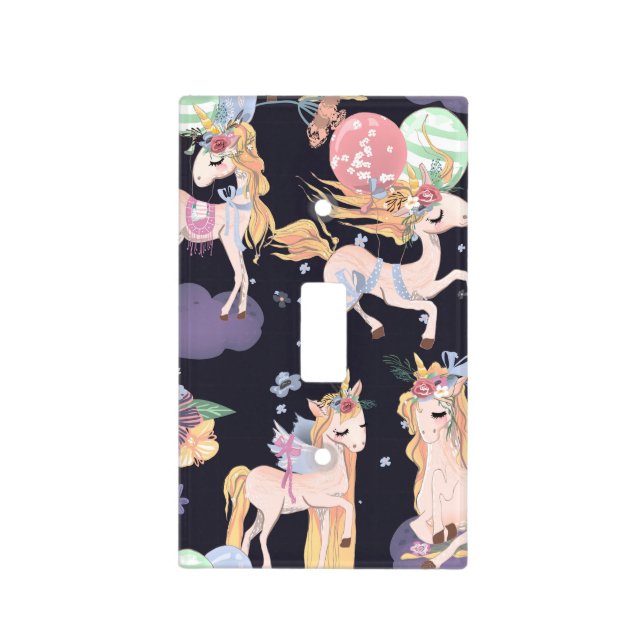 Unicorn Light Switch Cover (Front)
