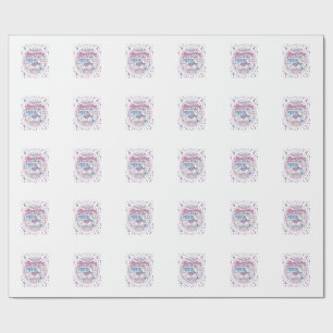 Unicorn Llamacorn Fiesta Playful Shirt Graphic_1 Wrapping Paper