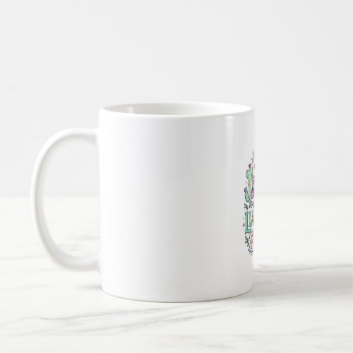 Unicorn Llamacorn Fiesta Premium Vector POD Artwor Coffee Mug
