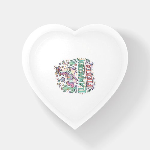 Unicorn Llamacorn Fiesta Premium Vector POD Artwor Paperweight