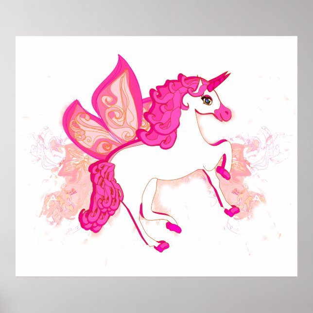 unicorn logo Poster (Front)