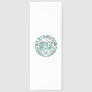 Unicorn Lost in a Magical Place Funny Print on Dem Bookmarks
