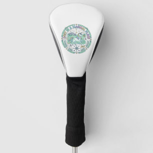 Unicorn Lost in a Magical Place Funny Print on Dem Golf Head Cover