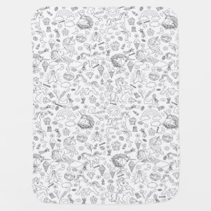 Unicorn Love Baby Blanket
