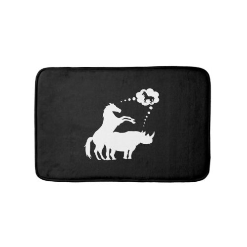 Unicorn love                         bath mat