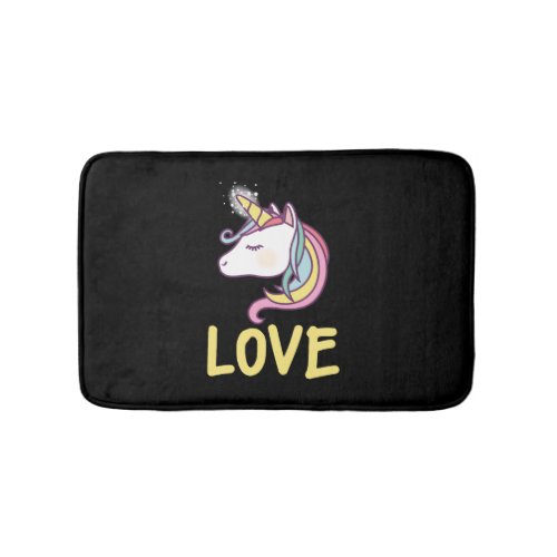 Unicorn Love                            Bath Mat