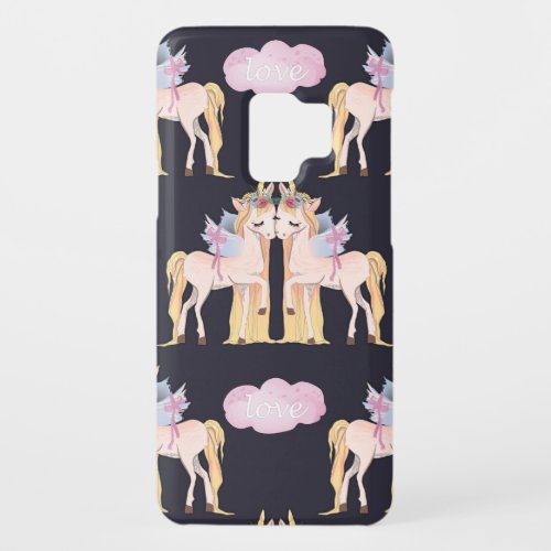 Unicorn Love Blue Case_Mate Samsung Galaxy S9 Case