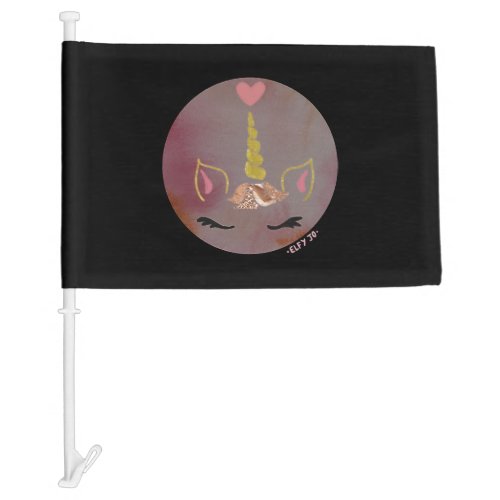 Unicorn Love                     Car Flag