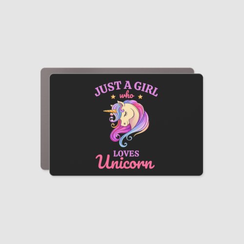 Unicorn Love Car Magnet