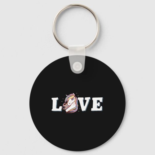 Unicorn love      keychain