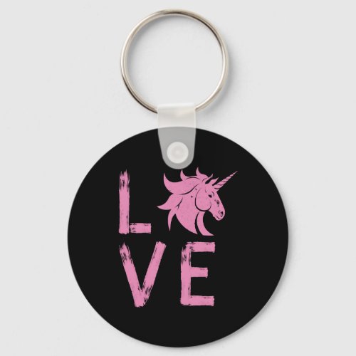 Unicorn love     keychain