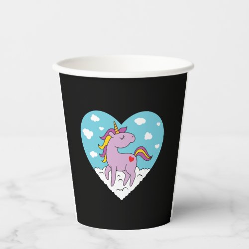Unicorn Love        Paper Cups