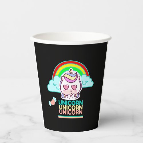 Unicorn Love          Paper Cups