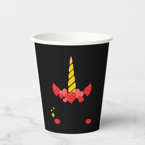 Unicorn Love               Paper Cups