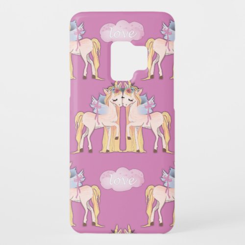 Unicorn Love Pink Case_Mate Samsung Galaxy S9 Case